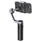 Baseus 3-Axis Gimbal Stabilizer for photos and video recording for iOS and Android (SUYT-D0G) - уникален захващащ стабилизатор за смартфони (сив)