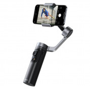 Baseus 3-Axis Gimbal Stabilizer for photos and video recording for iOS and Android (SUYT-D0G) - уникален захващащ стабилизатор за смартфони (сив) 2