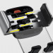 Baseus Easy Control Gravity Car Vent Mount (SUYK000101) - поставка за радиатора на кола за смартфони с дисплеи до 6.7 инча (черен) 14