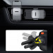 Baseus Easy Control Gravity Car Vent Mount (SUYK000112) - поставка за радиатора на кола за смартфони с дисплеи до 6.7 инча (сребрист) 11