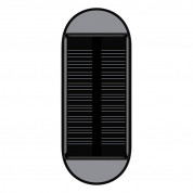 Baseus Solar Bluetooth FM Transmitter (CDMP000001) - блутут FM трансмитер със соларен панел за мобилни устройства (черен) 5