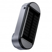 Baseus Solar Bluetooth FM Transmitter (CDMP000001) - блутут FM трансмитер със соларен панел за мобилни устройства (черен) 6