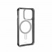 Urban Armor Gear Plyo Case With MagSafe - удароустойчив хибриден кейс с MagSafe за iPhone 13 Pro (черен-прозрачен) 6