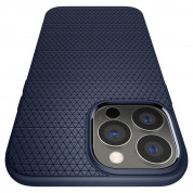 Spigen Liquid Air Case - силиконов (TPU) калъф с висока степен на защита за iPhone 13 Pro (син) 6