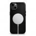 iCarer Leather Oil Wax MagSafe Case - кожен (естествена кожа) кейс с MagSafe за iPhone 13 mini (черен) 5