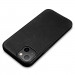 iCarer Leather Oil Wax MagSafe Case - кожен (естествена кожа) кейс с MagSafe за iPhone 13 mini (черен) 10