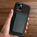 iCarer Leather Oil Wax MagSafe Case - кожен (естествена кожа) кейс с MagSafe за iPhone 13 mini (черен) 17