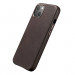 iCarer Leather Oil Wax MagSafe Case - кожен (естествена кожа) кейс с MagSafe за iPhone 13 mini (кафяв) 9