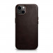 iCarer Leather Oil Wax MagSafe Case - кожен (естествена кожа) кейс с MagSafe за iPhone 13 (кафяв) 1