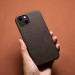 iCarer Leather Oil Wax MagSafe Case - кожен (естествена кожа) кейс с MagSafe за iPhone 13 (кафяв) 11
