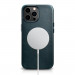 iCarer Leather Oil Wax MagSafe Case - кожен (естествена кожа) кейс с MagSafe за iPhone 13 Pro (син) 5