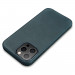 iCarer Leather Oil Wax MagSafe Case - кожен (естествена кожа) кейс с MagSafe за iPhone 13 Pro Max (син) 10