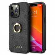 Guess Hard Case 4G With Ring Stand for iPhone 13 Pro Max (black) 1