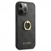 Guess Hard Case 4G With Ring Stand for iPhone 13 Pro Max (black) 3