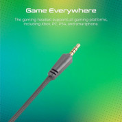 Vertux Malaga Amplified Stereo Wired Gaming Headset - гейминг слушалки с микрофон и 3.5mm жак (син) 3