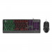 Vertux Orion Backlit Ergonomic Wired Gaming Keyboard & Mouse - комплект геймърска клавиатура с LED подсветка и мишка (за PC) (черен) 1