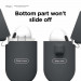 Elago AirPods 3 Silicone Hang Case - силиконов калъф с карабинер за Apple AirPods 3 (тъмносив) 4