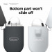 Elago AirPods 3 Silicone Hang Case - силиконов калъф с карабинер за Apple AirPods 3 (бял-фосфор) 7