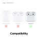Elago AirPods 3 Silicone Hang Case - силиконов калъф с карабинер за Apple AirPods 3 (бял-фосфор) 10