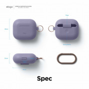 Elago AirPods 3 Silicone Hang Case Apple AirPods 3 (lavender gray) 7