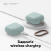 Elago AirPods 3 Silicone Hang Case - силиконов калъф с карабинер за Apple AirPods 3 (зелен) 7