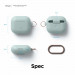 Elago AirPods 3 Silicone Hang Case - силиконов калъф с карабинер за Apple AirPods 3 (зелен) 8