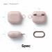 Elago AirPods 3 Silicone Hang Case - силиконов калъф с карабинер за Apple AirPods 3 (розов) 8