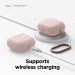 Elago AirPods 3 Silicone Hang Case - силиконов калъф с карабинер за Apple AirPods 3 (розов) 7