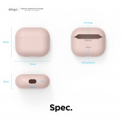 Elago AirPods 3 Liquid Hybrid Case - твърд силиконов кейс за Apple AirPods 3 (розов) 6