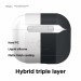 Elago AirPods 3 Liquid Hybrid Hang Case - твърд силиконов кейс с карабинер за Apple AirPods 3 (черен) 2