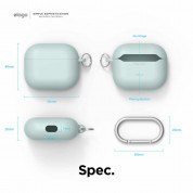 Elago AirPods 3 Liquid Hybrid Hang Case for Apple AirPods 3 (mint) 6