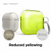 Elago AirPods 3 Clear Hang Case - силиконов (TPU) калъф с карабинер за Apple AirPods 3 (жълт)  2