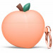 Elago AirPods 3 Peach Design Silicone Case - силиконов калъф с карабинер за Apple AirPods 3 (оранжев) 1