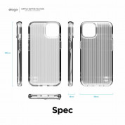 Elago Urban Clear Case - удароустойчив силиконов (TPU) калъф за iPhone 13, iPhone 14 (прозрачен) 7
