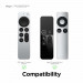 Elago Apple TV Siri Remote Holder Mount (Small) - поставка за Apple TV Siri Remote за закрепяне към стена или гладка повърхност (бял) 6
