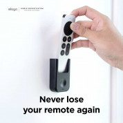 Elago Apple TV Siri Remote Holder Mount (Small) - поставка за Apple TV Siri Remote за закрепяне към стена или гладка повърхност (бял) 1