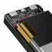 Baseus Bipow Digital Display Power Bank 15W 10000mAh (PPDML-I01) - външна батерия с два USB-A и един USB-C изходи и технология за бързо зареждане (черен) 6