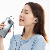 Baseus Encok Wired Earphones H19 - слушалки с микрофон за мобилни устройства с 3.5 мм жак (син) 1