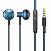 Baseus Encok Wired Earphones H19 - слушалки с микрофон за мобилни устройства с 3.5 мм жак (син)