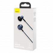 Baseus Encok Wired Earphones H19 - слушалки с микрофон за мобилни устройства с 3.5 мм жак (син) 9