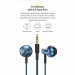 Baseus Encok Wired Earphones H19 - слушалки с микрофон за мобилни устройства с 3.5 мм жак (син) 6