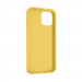 Tactical Velvet Smoothie Cover - силиконов калъф за iPhone 13 mini (жълт) 2