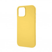 Tactical Velvet Smoothie Cover - силиконов калъф за iPhone 13 mini (жълт)