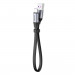 Baseus Simple HW Quick Charge USB-C to USB-A Cable 40W (CATMBJ-BG1) - USB-C кабел за устройства с USB-C порт (23 см) (сив) 3