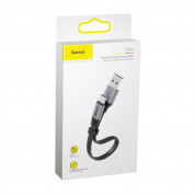 Baseus Simple HW Quick Charge USB-C to USB-A Cable 40W (CATMBJ-BG1) - USB-C кабел за устройства с USB-C порт (23 см) (сив) 12
