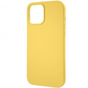 Tactical Velvet Smoothie Cover - силиконов калъф за iPhone 13 Pro Max (жълт)