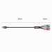 Baseus Fast 4-in-1 Charging Data Cable (CA1T4-B01) - универсален USB-A кабел с microUSB, Lightning и 2xUSB-C конектори (120 см) (черен) 9