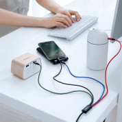 Baseus Fast 4-in-1 Charging Data Cable (CA1T4-B01) - универсален USB-A кабел с microUSB, Lightning и 2xUSB-C конектори (120 см) (черен) 10