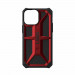 Urban Armor Gear Monarch Case - удароустойчив хибриден кейс за iPhone 13 Pro Max (червен) 5