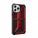 Urban Armor Gear Monarch Case - удароустойчив хибриден кейс за iPhone 13 Pro Max (червен) 3